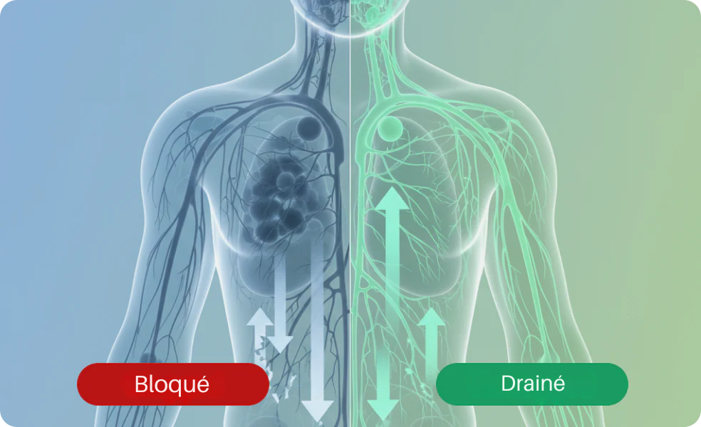 Quand la lymphe stagne, votre corps vous le dit